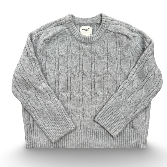 Abercrombie & Fitch Sweaters - Abercrombie & Fitch Heather Gray Women’s Sweater Size M